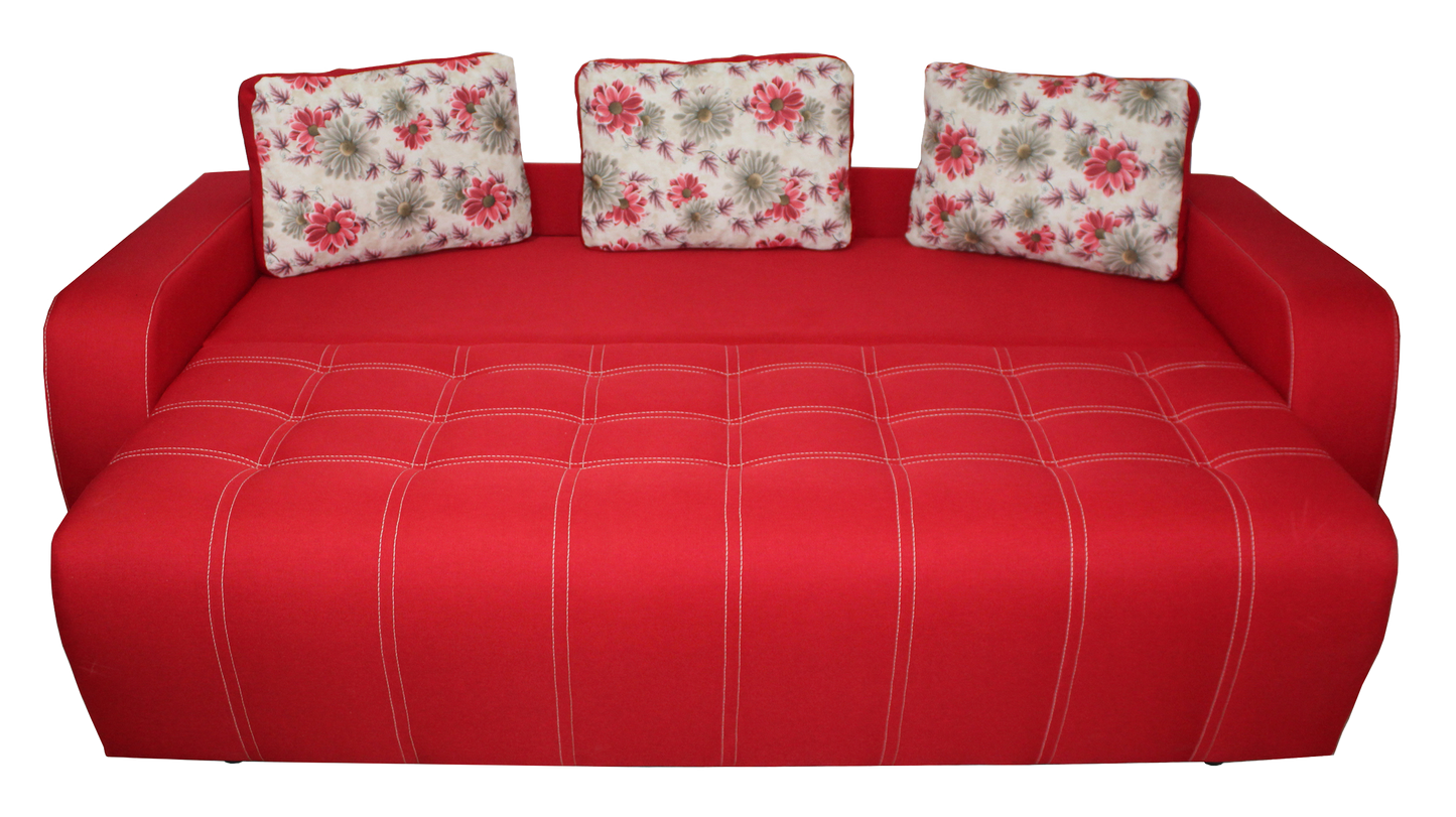 Canapea extensibila 3 locuri - Mira cu tapiterie din stofa