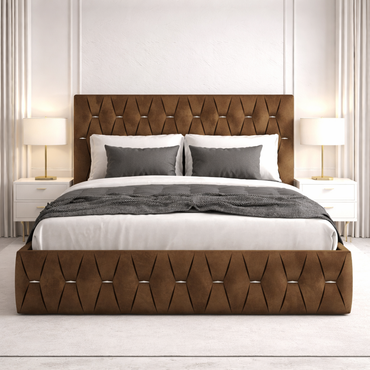 Pat tapițat - Diamond (FARA SALTEA)