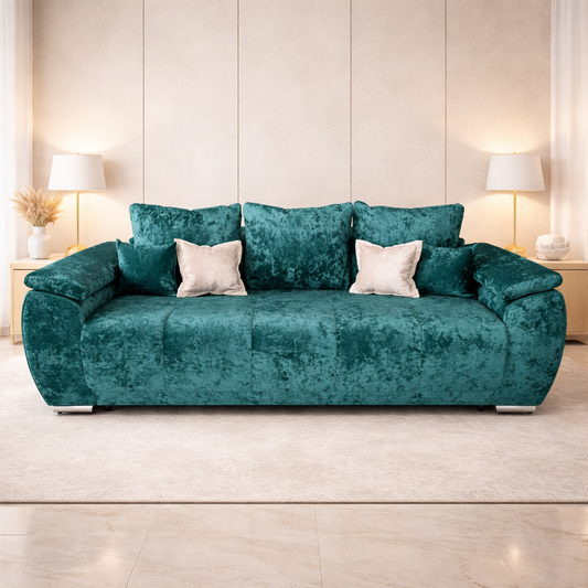 Canapea extensibilă 3 locuri – Elena cu tapițerie din stofă