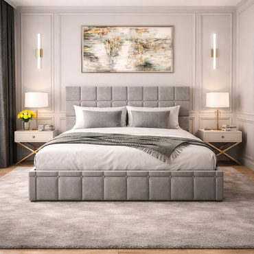 Pat tapițat - Milano (FARA SALTEA)