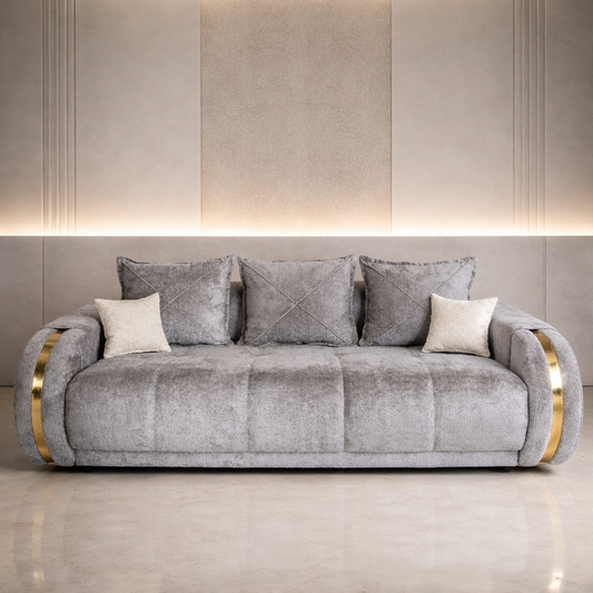 Canapea extensibilă 3 locuri – Nova cu tapițerie din stofă