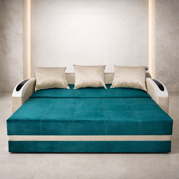 Canapea extensibilă 3 locuri – Petra cu tapițerie din stofă