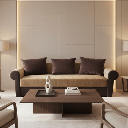 Canapea extensibilă 3 locuri – Ana cu tapițerie din stofă