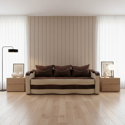 Canapea extensibila 3 locuri - Maia cu tapiterie din stofa