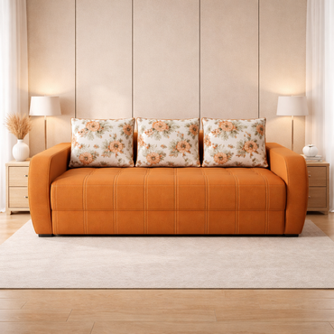 Canapea extensibila 3 locuri - Mira cu tapiterie din stofa