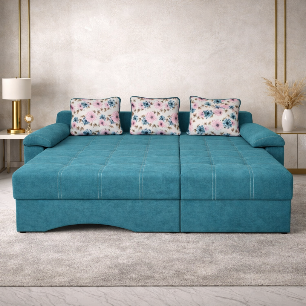 Coltar extensibil - Mara cu tapiterie din stofa