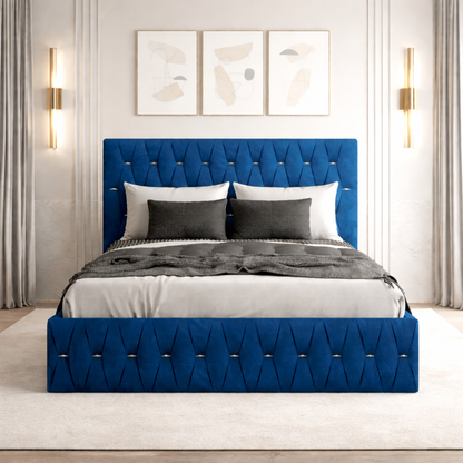 Pat tapițat - Diamond    (FARA SALTEA)