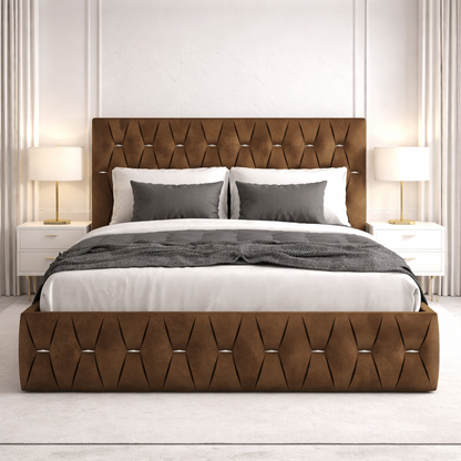 Pat tapițat - Diamond    (FARA SALTEA)