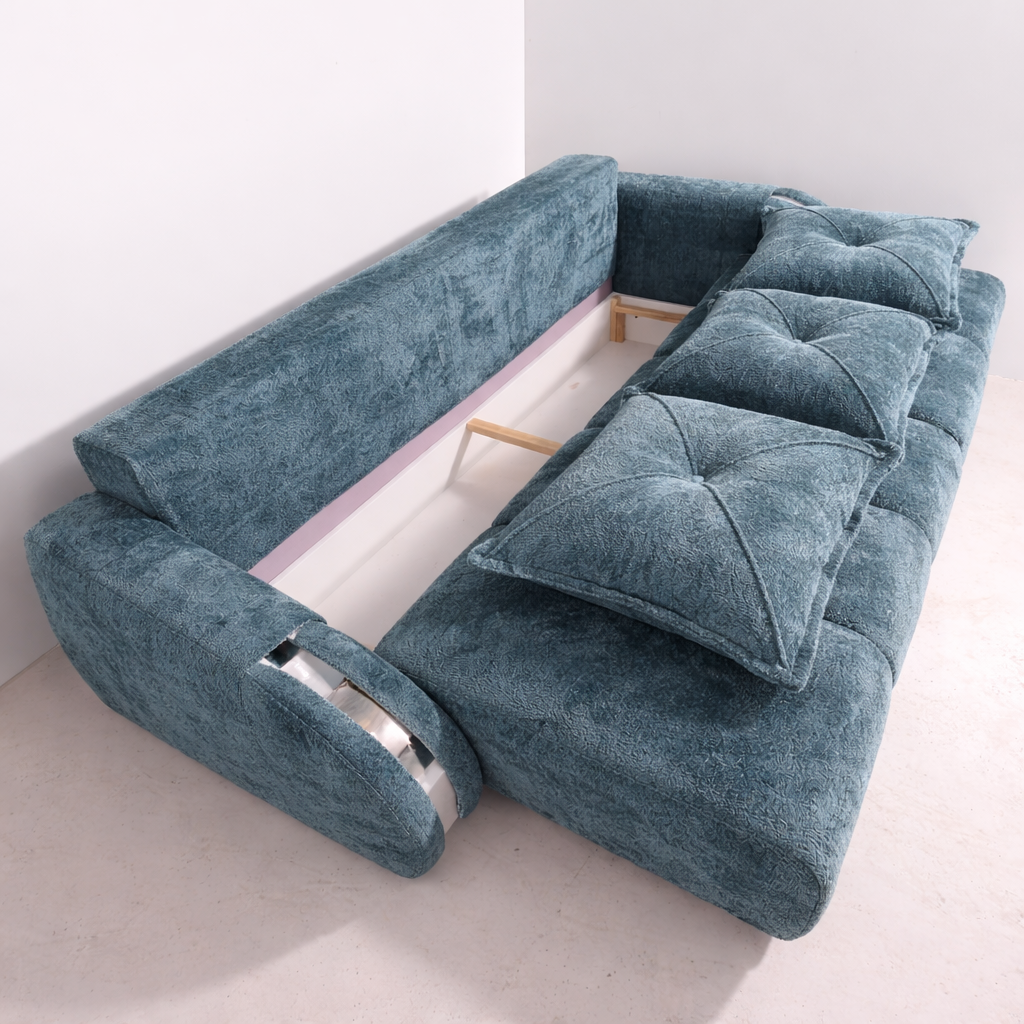 Canapea extensibilă 3 locuri – Nova cu tapițerie din stofă