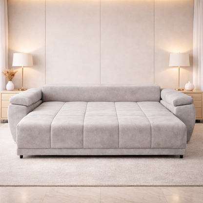 Canapea extensibilă 3 locuri – Elena cu tapițerie din stofă