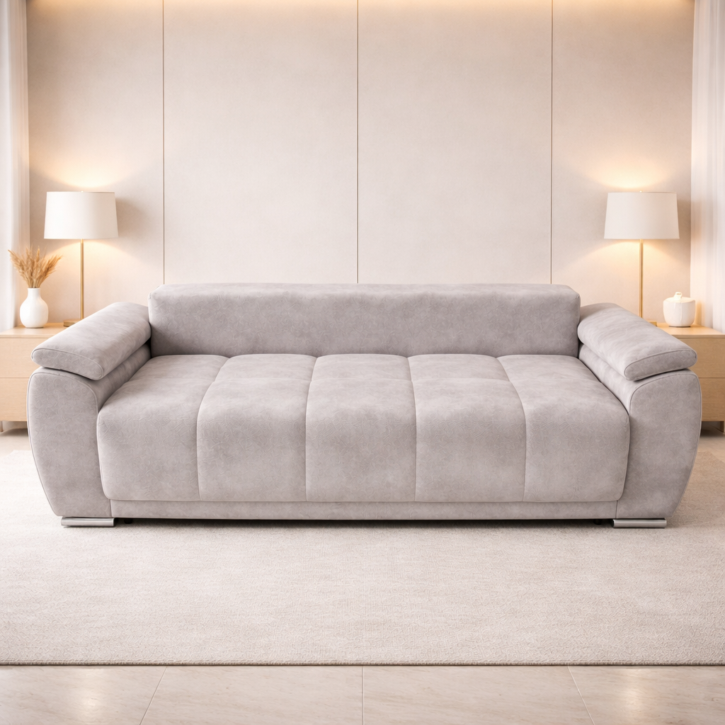 Canapea extensibilă 3 locuri – Elena cu tapițerie din stofă
