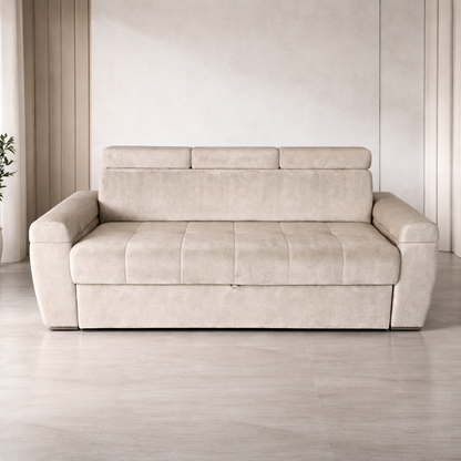 Canapea extensibilă 3 locuri – Elia cu tapițerie din stofă