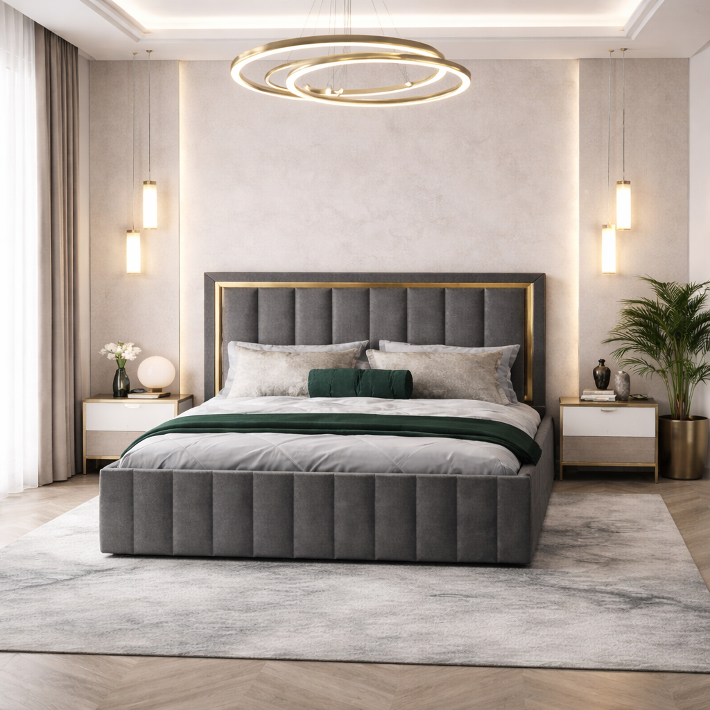 Pat tapițat  – Imperial (FARA SALTEA)