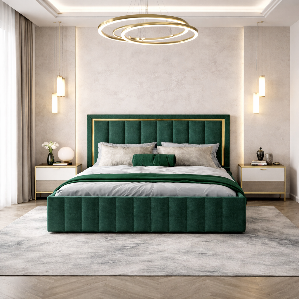 Pat tapițat  – Imperial (FARA SALTEA)