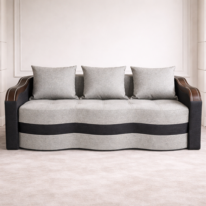 Canapea extensibila 3 locuri - Maia cu tapiterie din stofa