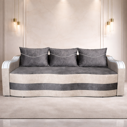 Canapea extensibila 3 locuri - Maia cu tapiterie din stofa