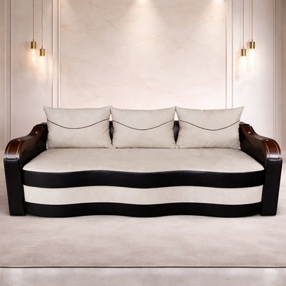 Canapea extensibila 3 locuri - Maia cu tapiterie din stofa