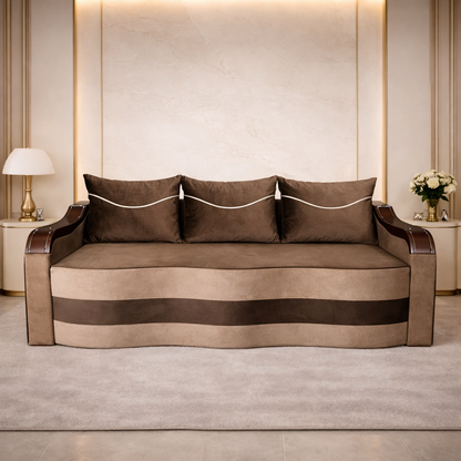 Canapea extensibila 3 locuri - Maia cu tapiterie din stofa