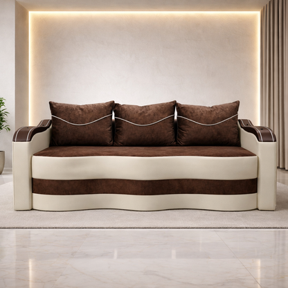 Canapea extensibila 3 locuri - Maia cu tapiterie din stofa