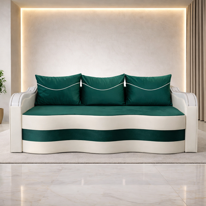 Canapea extensibila 3 locuri - Maia cu tapiterie din stofa