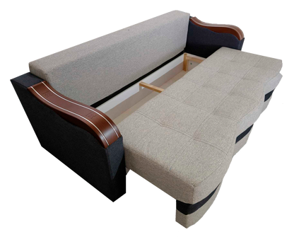 Canapea extensibila 3 locuri - Maia cu tapiterie din stofa