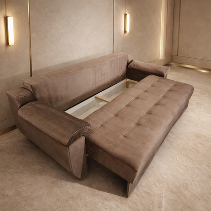 Canapea extensibila 3 locuri - Mara cu tapiterie din stofa