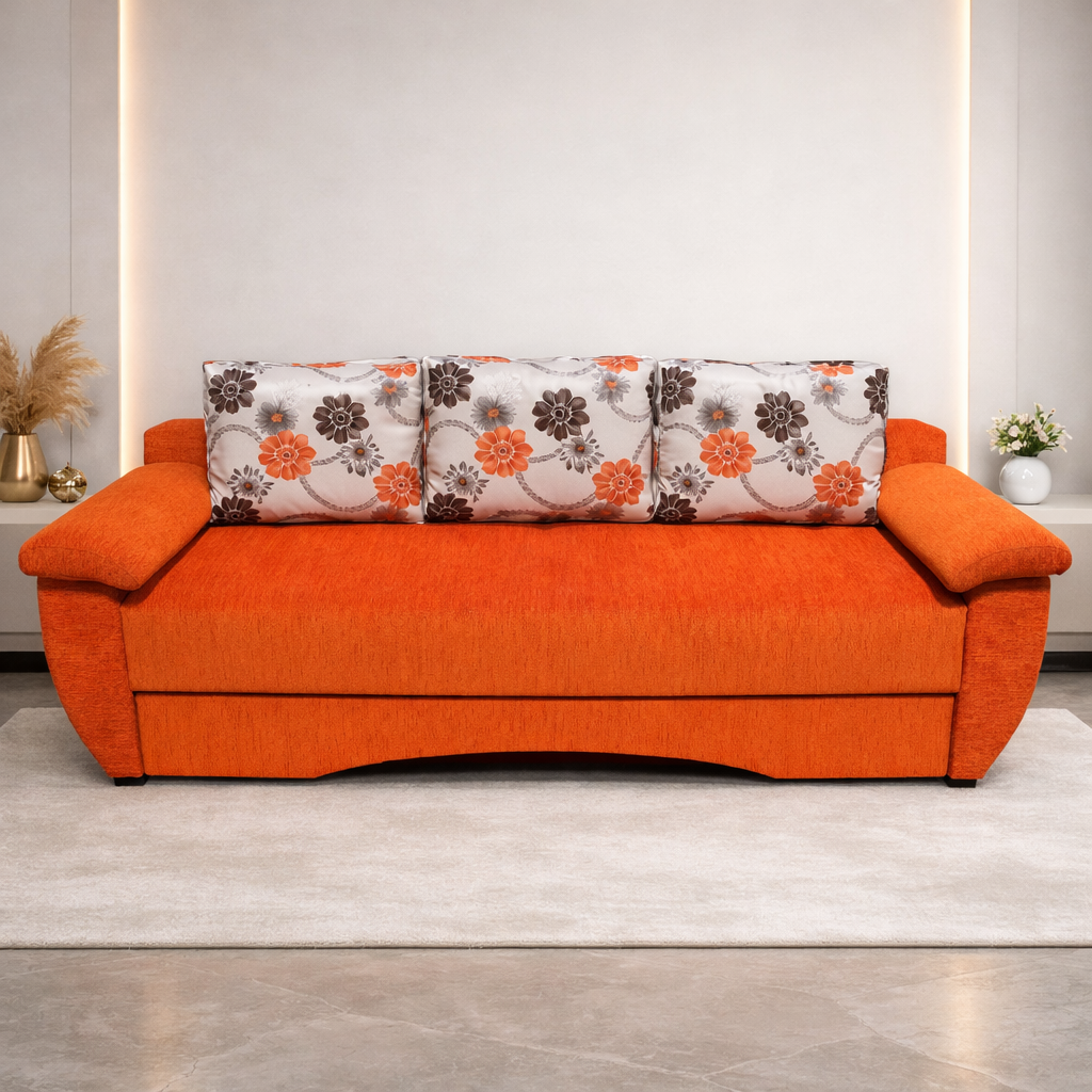 Canapea extensibila 3 locuri - Mara cu tapiterie din stofa