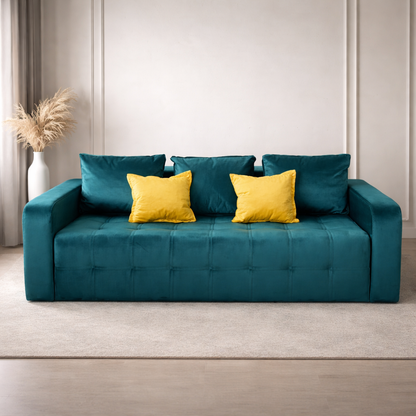 Canapea extensibila 3 locuri - Maria cu tapiterie din stofa