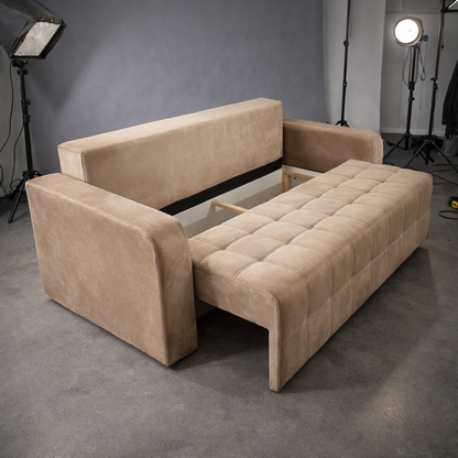 Canapea extensibila 3 locuri - Maria cu tapiterie din stofa