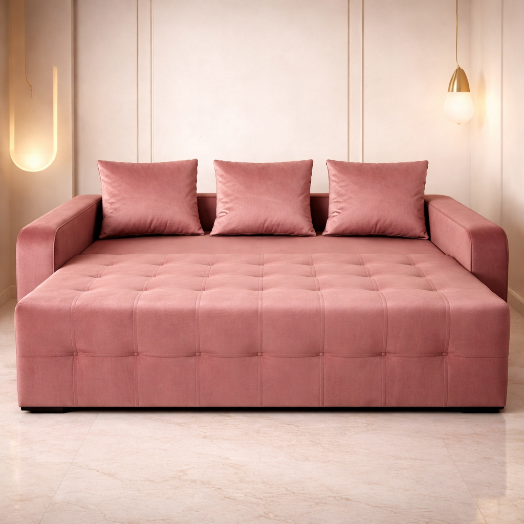 Canapea extensibila 3 locuri - Maria cu tapiterie din stofa