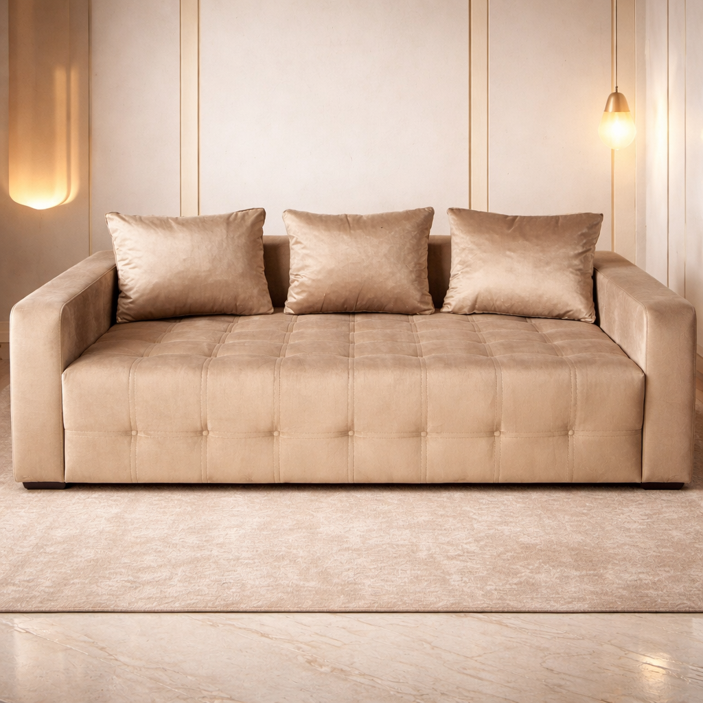 Canapea extensibila 3 locuri - Maria cu tapiterie din stofa