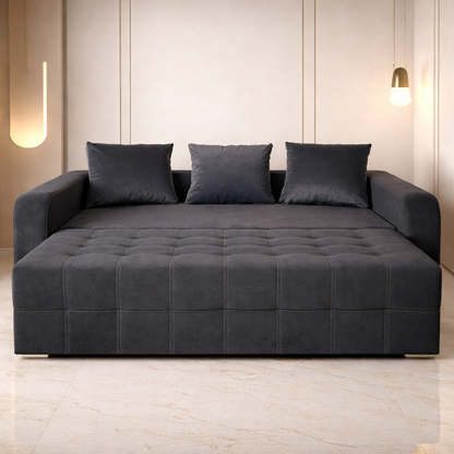 Canapea extensibila 3 locuri - Maria cu tapiterie din stofa