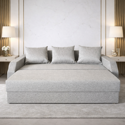 Canapea extensibilă 3 locuri – Mary cu tapițerie din stofă