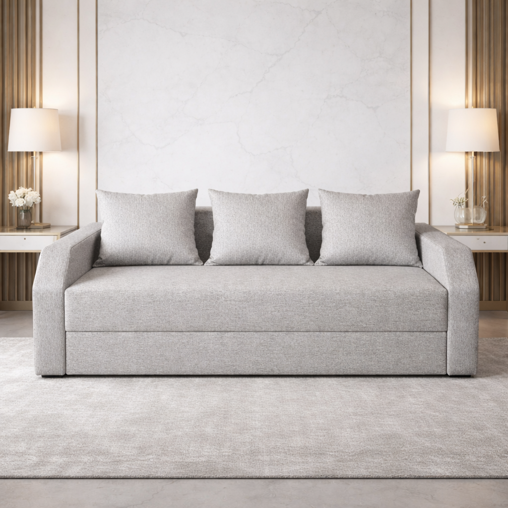 Canapea extensibilă 3 locuri – Mary cu tapițerie din stofă