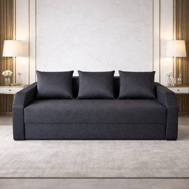 Canapea extensibilă 3 locuri – Mary cu tapițerie din stofă