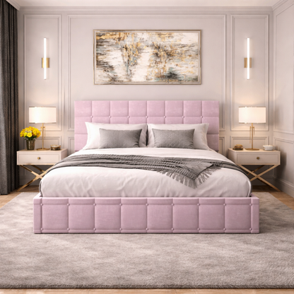 Pat tapițat - Milano (FARA SALTEA)