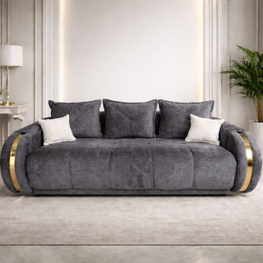 Canapea extensibilă 3 locuri – Nova cu tapițerie din stofă