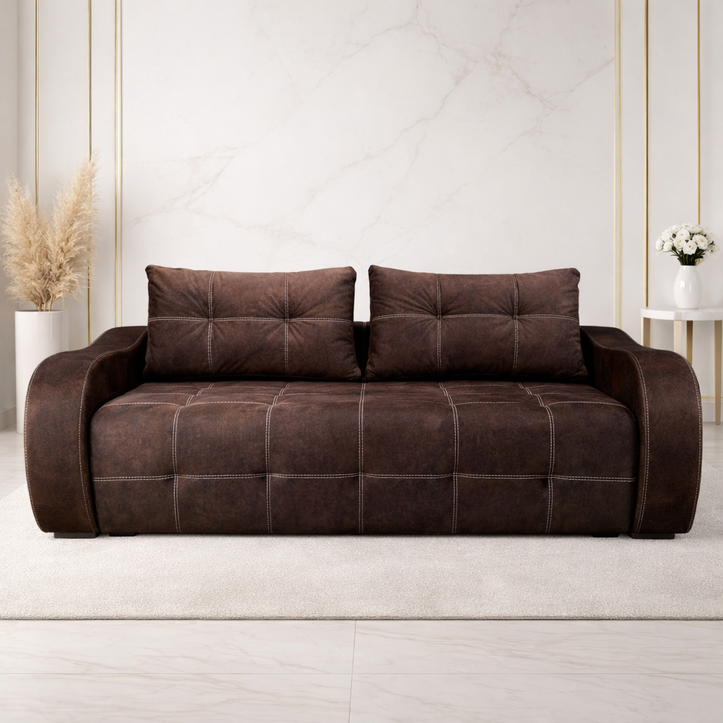 Canapea extensibilă 3 locuri – Royale cu tapițerie din stofă