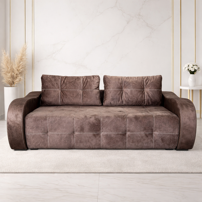 Canapea extensibilă 3 locuri – Royale cu tapițerie din stofă