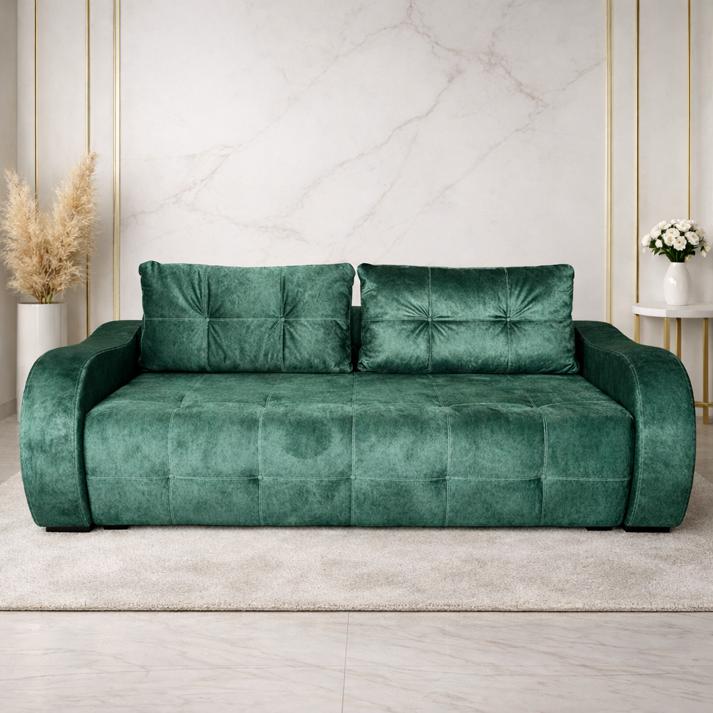 Canapea extensibilă 3 locuri – Royale cu tapițerie din stofă