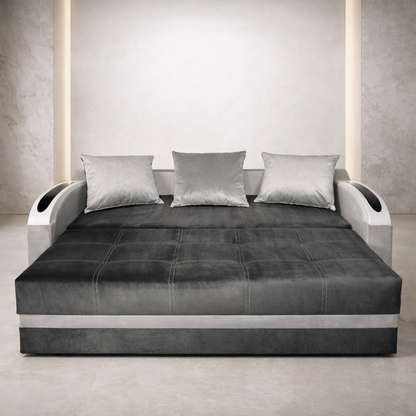 Canapea extensibilă 3 locuri – Petra cu tapițerie din stofă