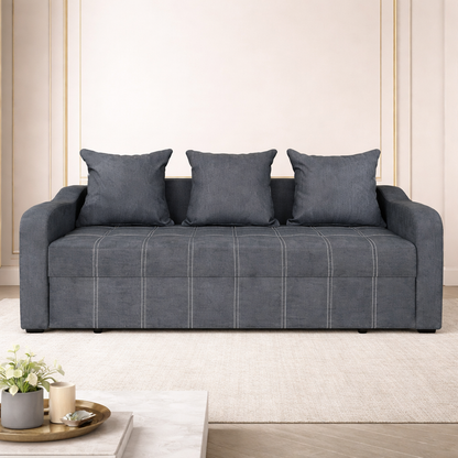 Canapea extensibilă 3 locuri – Vlad cu tapițerie din stofă